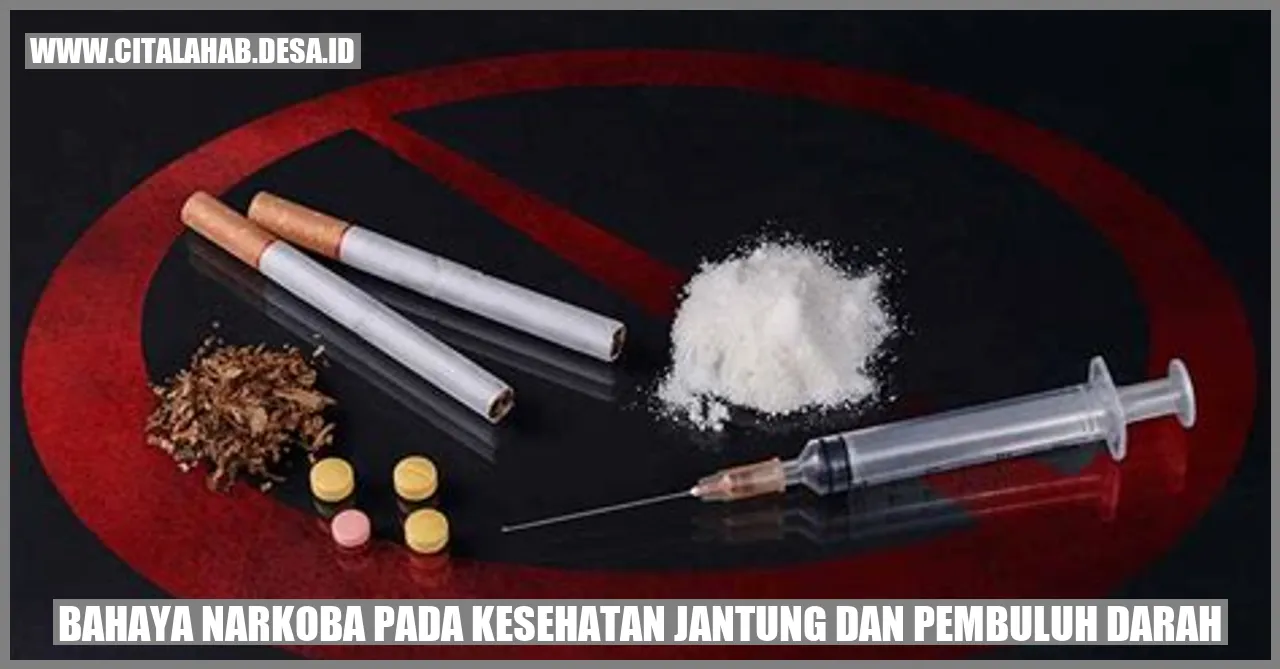 Bahaya Narkoba pada Kesehatan Jantung dan Pembuluh Darah