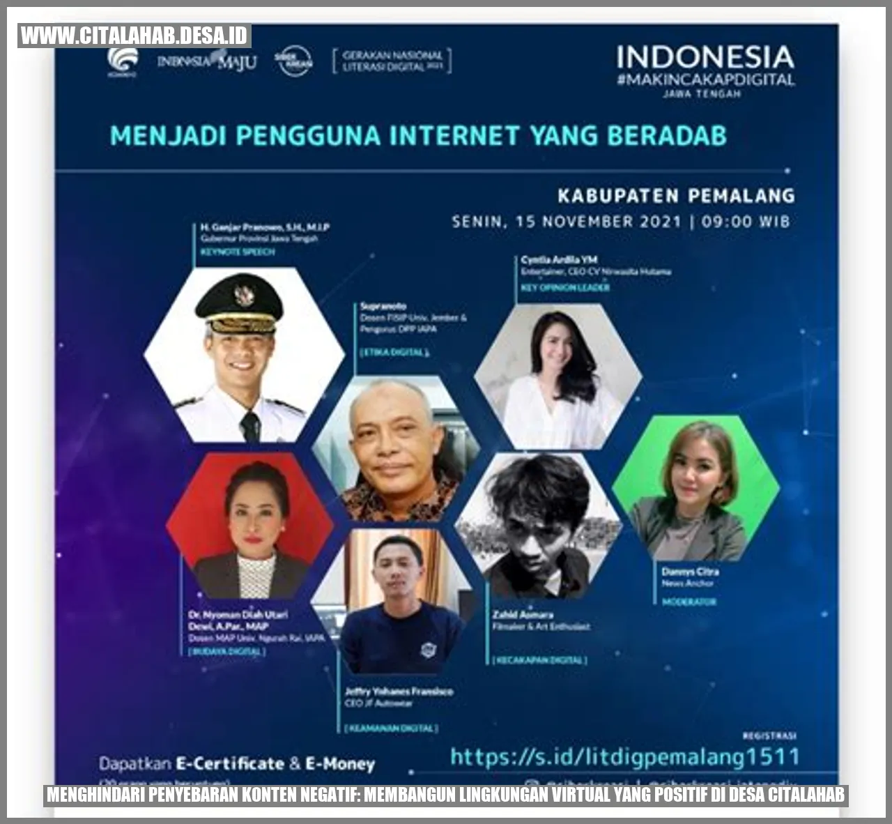 Menghindari Penyebaran Konten Negatif: Membangun Lingkungan Virtual yang Positif di Desa Citalahab