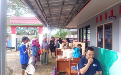 Pembagian Bantuan Ketahanan Pangan (BANPANG) di Desa Citalahab Berlangsung Aman dan Tertib