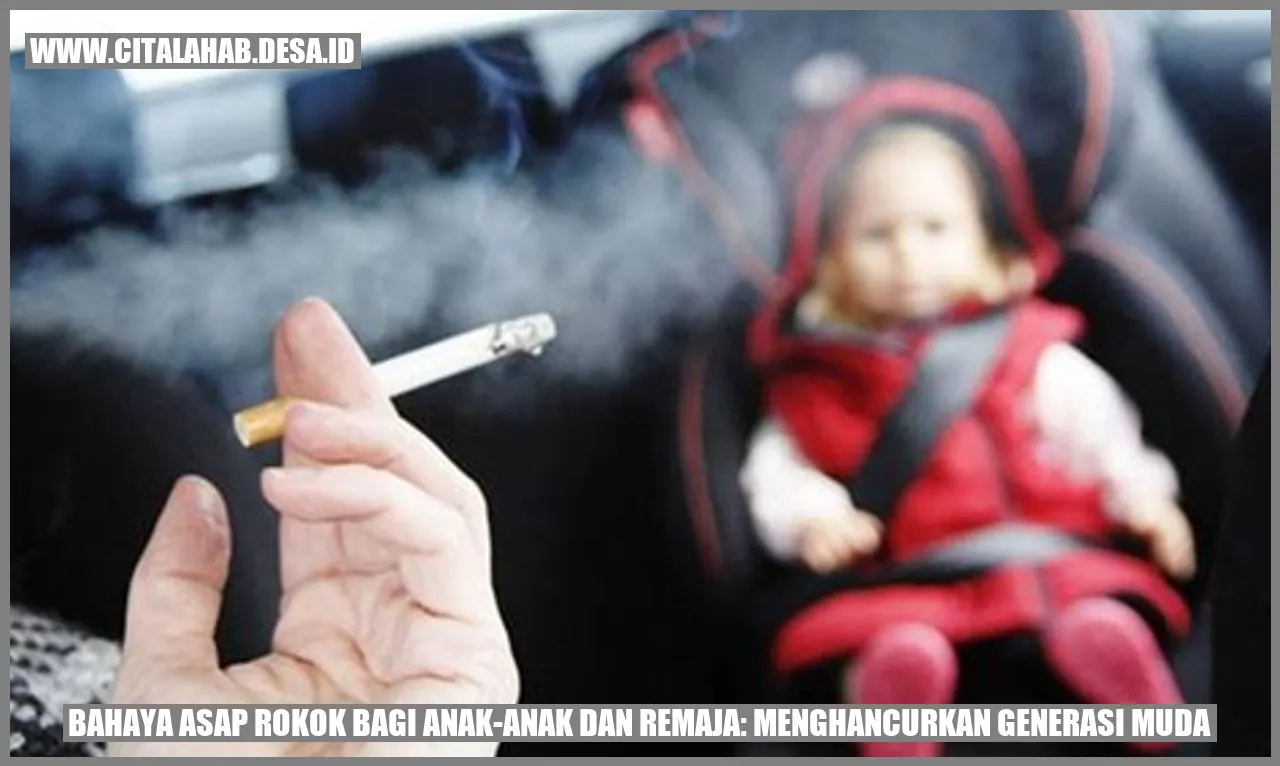 Bahaya Asap Rokok bagi Anak-anak dan Remaja: Menghancurkan Generasi Muda