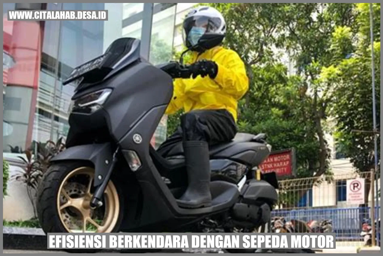 Efisiensi Berkendara dengan Sepeda Motor