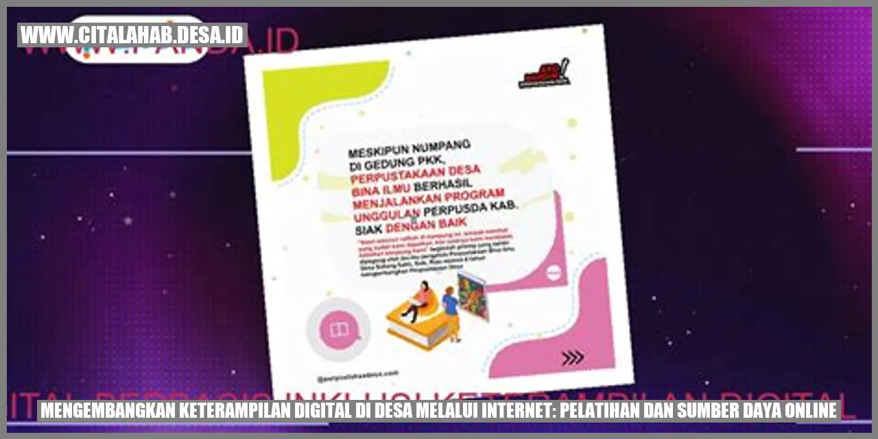 Keterampilan Digital Desa Melalui Internet