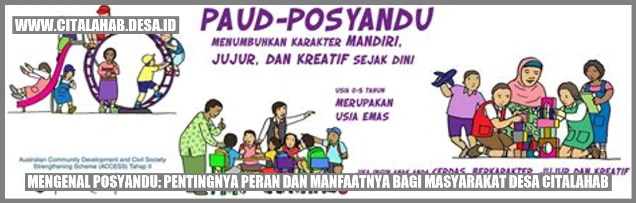 Posyandu: Pentingnya Kesehatan Desa