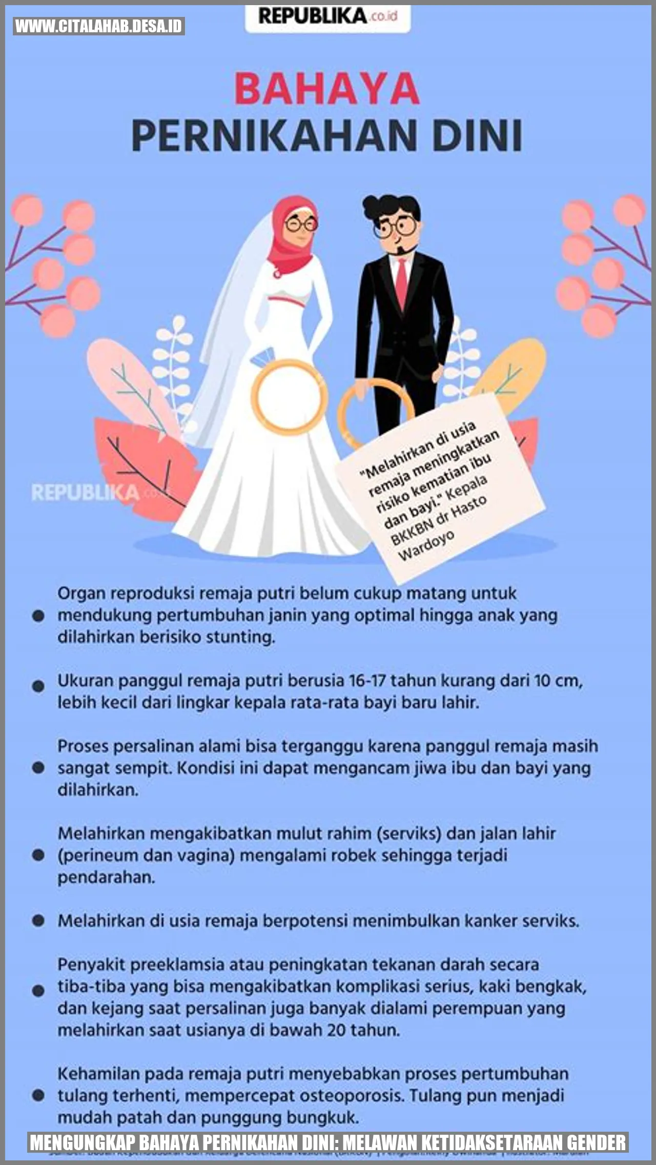 Mengungkap Bahaya Pernikahan Dini: Melawan Ketidaksetaraan Gender