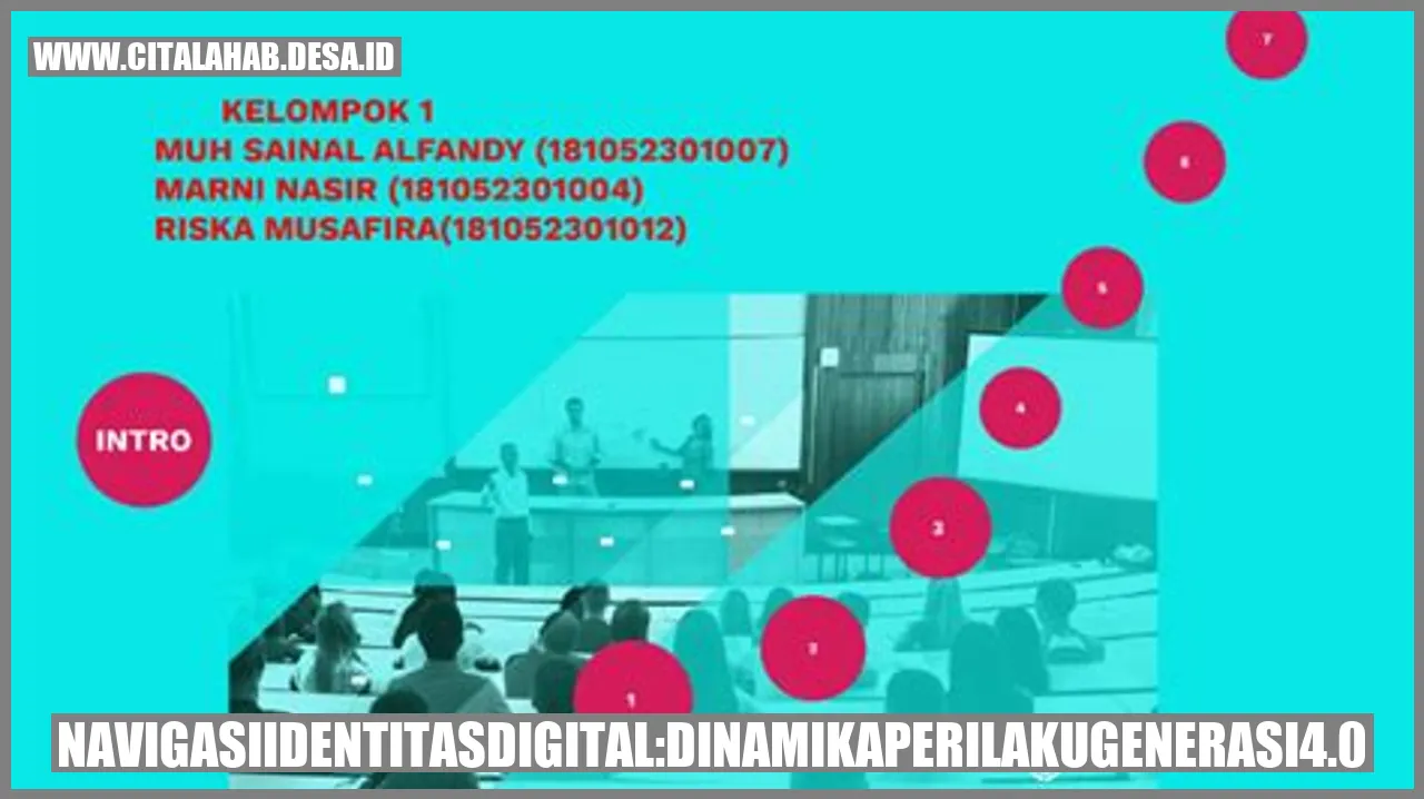 Navigasi Identitas Digital: Dinamika Perilaku Generasi 4.0