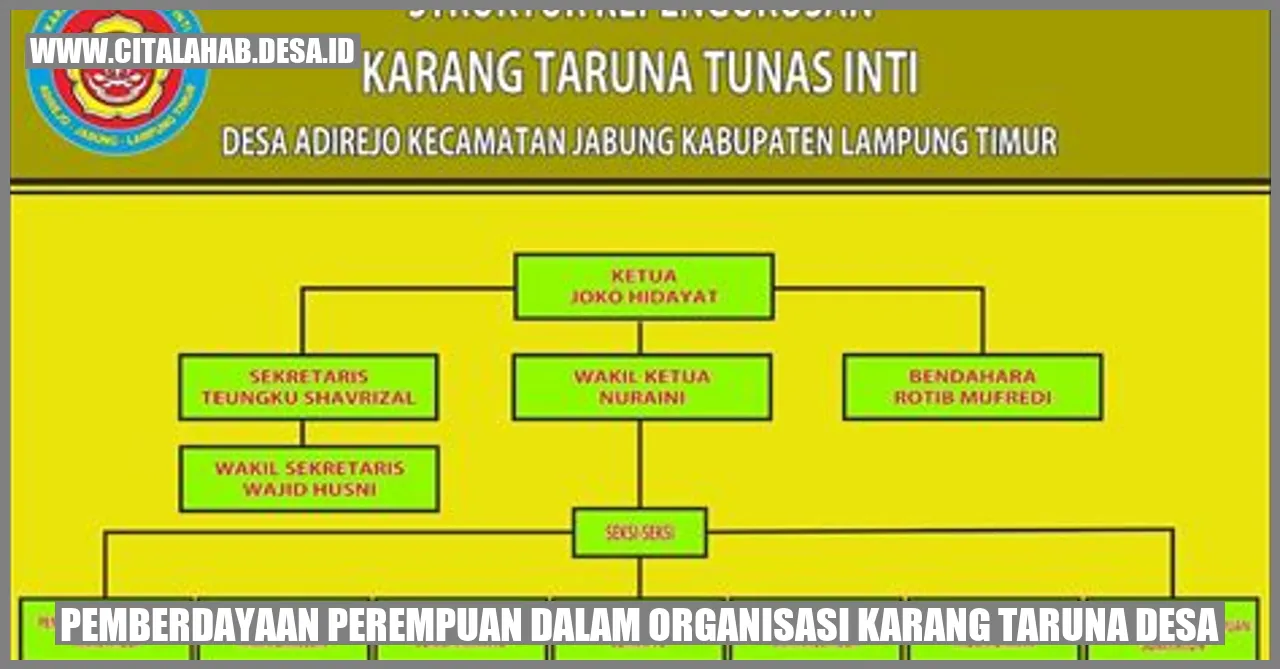 Pemberdayaan Perempuan dalam Organisasi Karang Taruna Desa