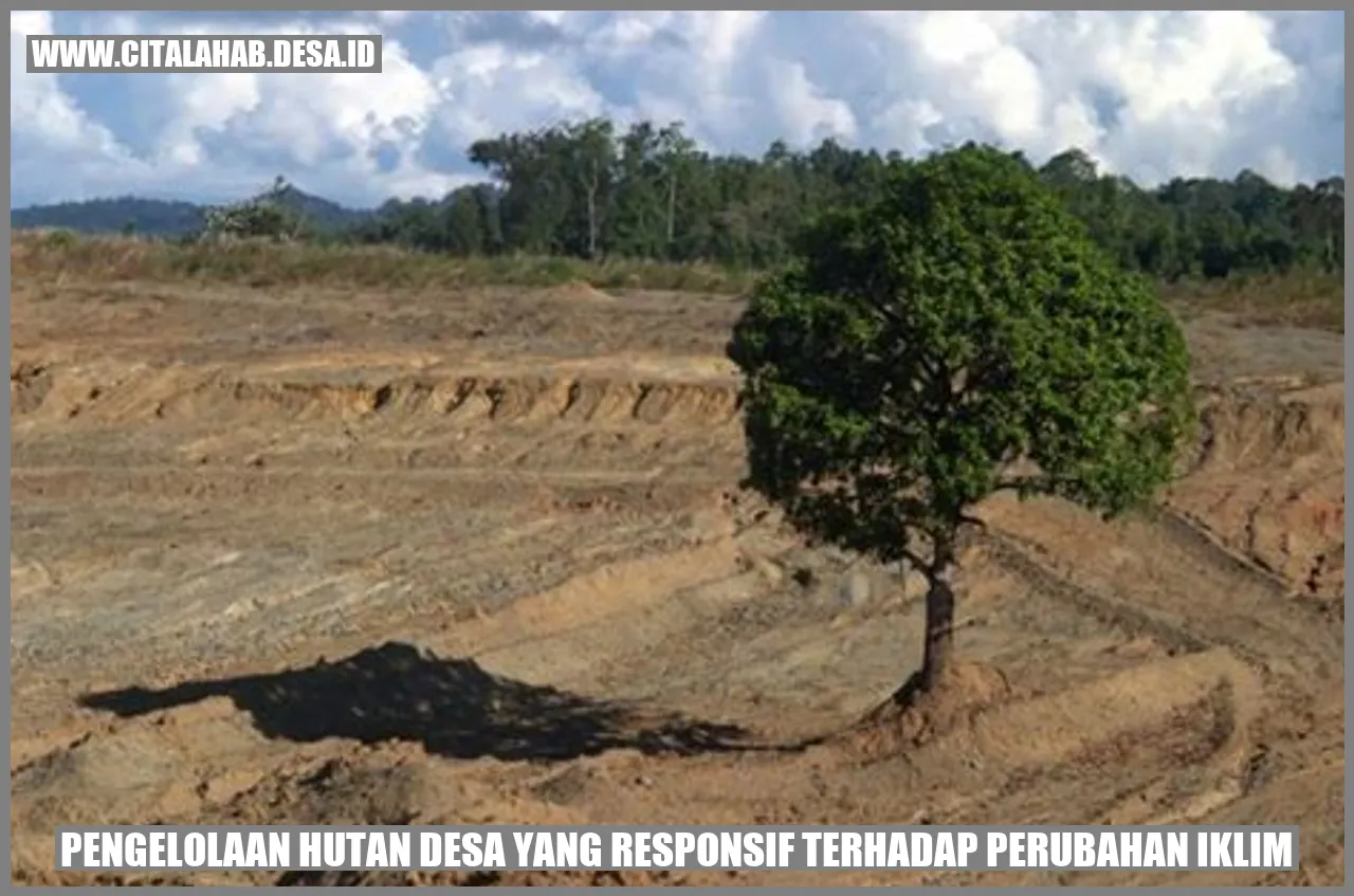 Pengelolaan Hutan Desa yang Responsif terhadap Perubahan Iklim