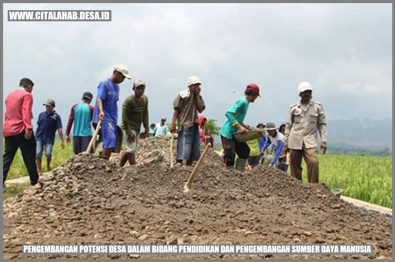 Peningkatan Potensi Desa: Pendidikan & SDM