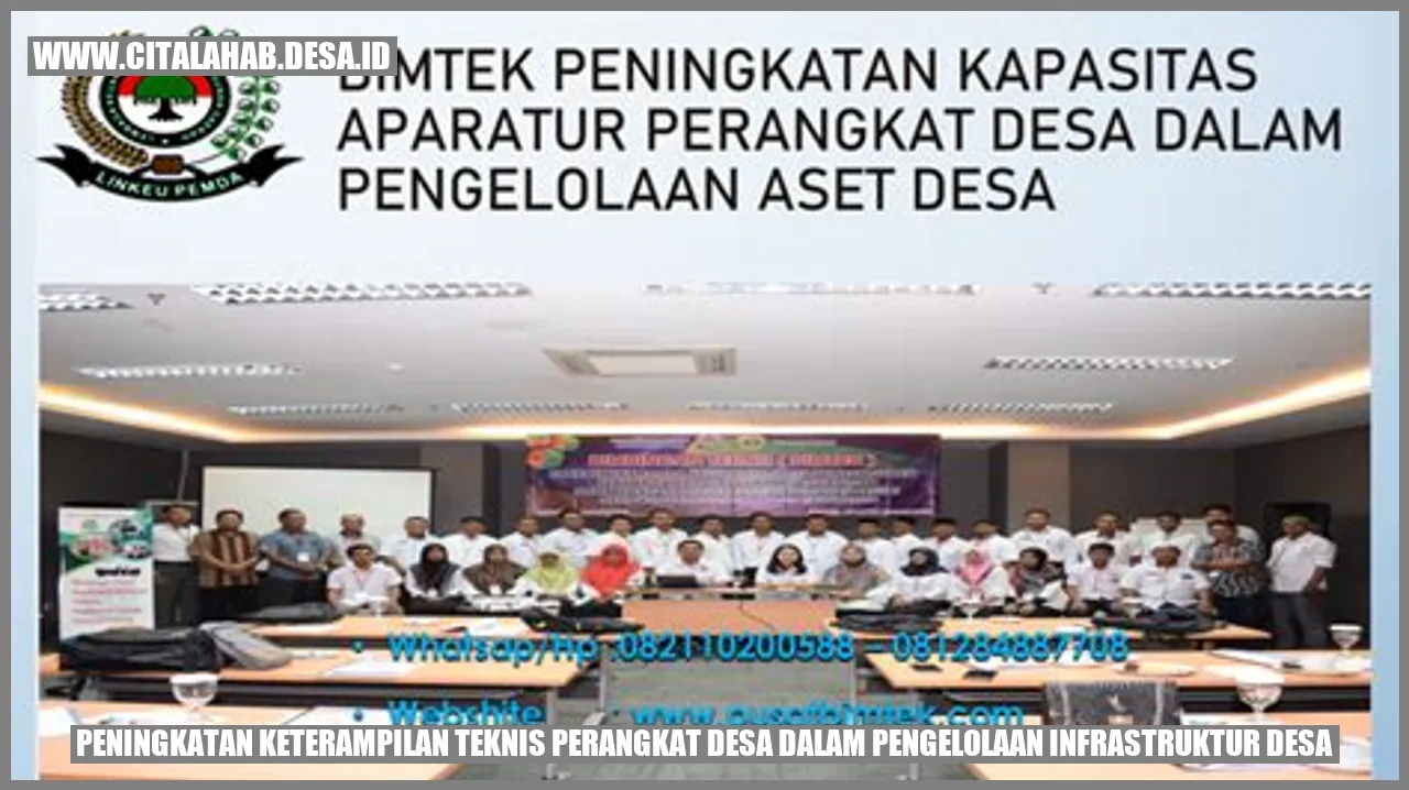 Peningkatan Keterampilan Teknis Perangkat Desa dalam Pengelolaan Infrastruktur Desa