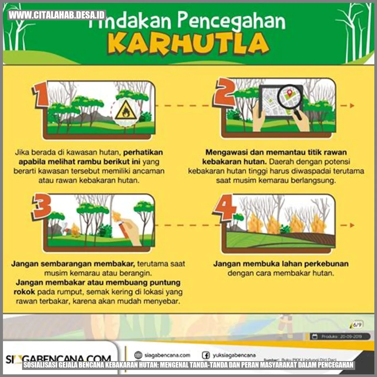 Sosialisasi Gejala Bencana Kebakaran Hutan: Mengenal Tanda-tanda dan Peran Masyarakat dalam Pencegahan