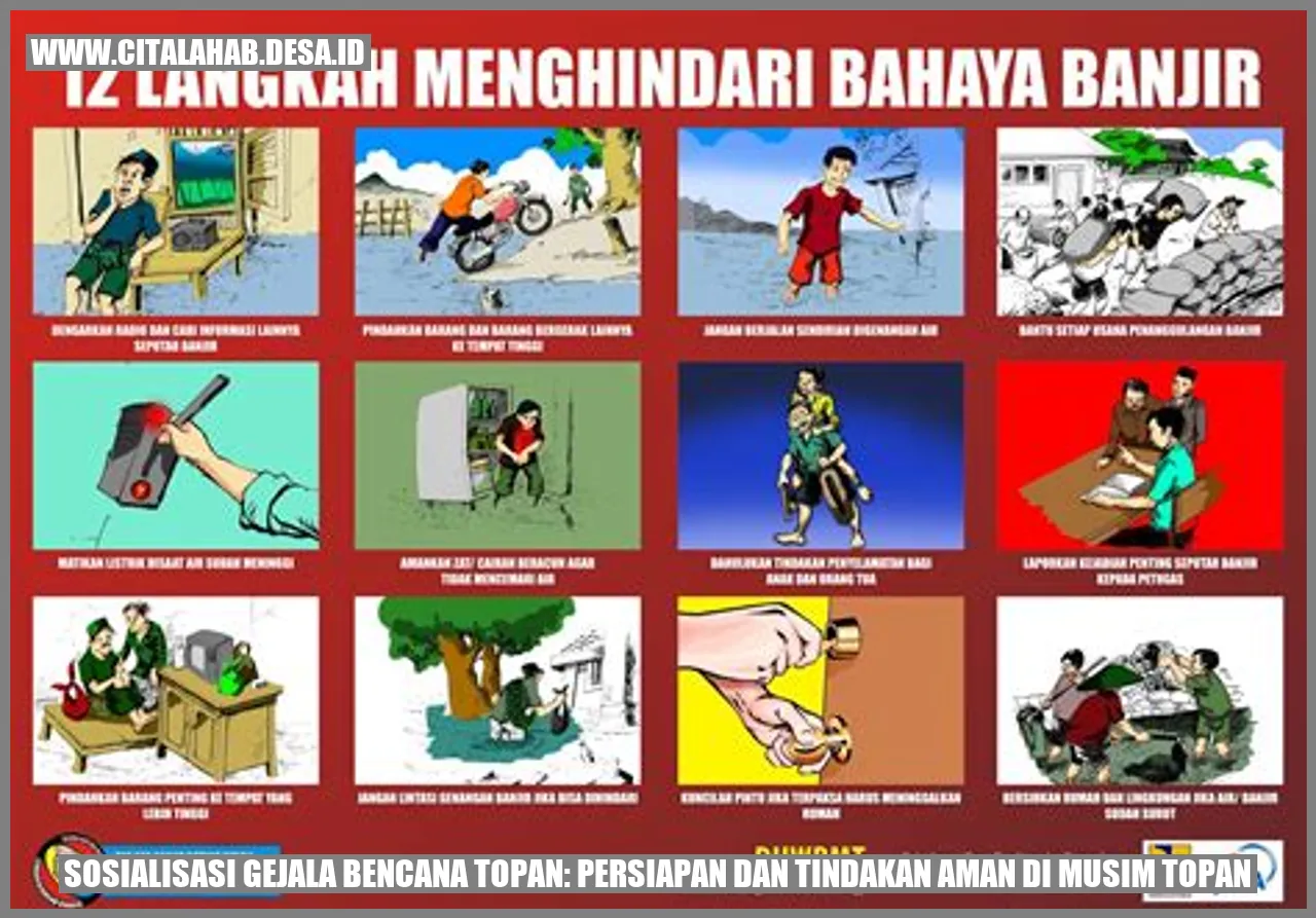 Sosialisasi Gejala Bencana Topan: Persiapan dan Tindakan Aman di Musim Topan