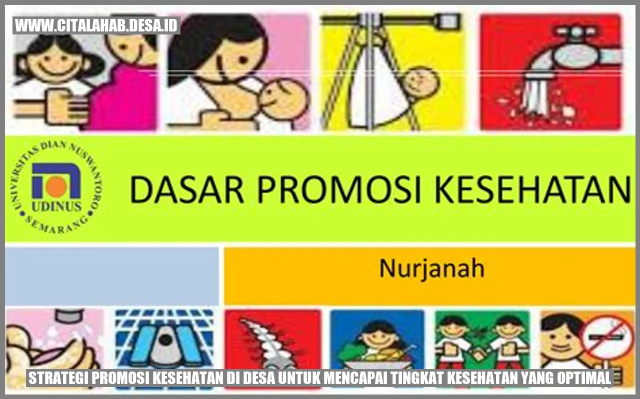 Promosi Kesehatan di Desa